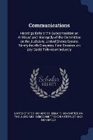 Communications: Hearings Before the Subcommittee on Antitrust and Monopoly of the Committee on the Judiciary, United States Senate, Ninety-Fourth Congress, First Session, on Pay Cable Television Industry