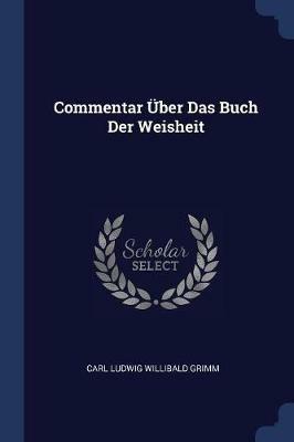 Commentar  ber Das Buch Der Weisheit - cover