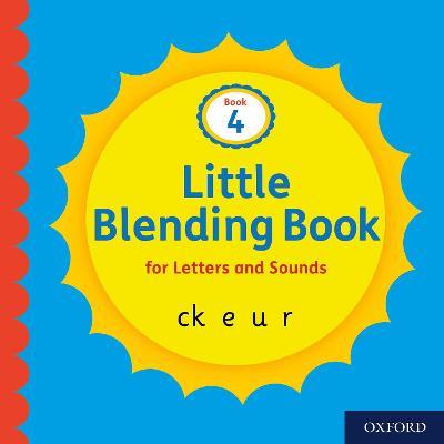 Little Blending Books for Letters and Sounds: Book 4 - cover