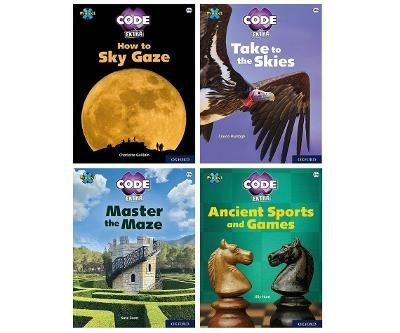 Project X CODE Extra: White and Lime Book Bands, Oxford Levels 10 and 11: Sky Bubble and Maze Craze, Mixed Pack of 4 - Ciaran Murtagh,Kate Scott,Jilly Hunt - cover