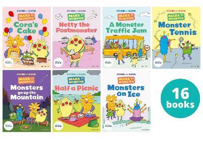 Stories for Maths: KS1: Make it Monsters (16 book pack) - Timothy Knapman,James Clements,Rachel Russ - cover