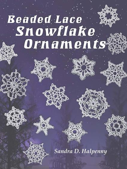 Beaded Lace Snowflake Ornaments
