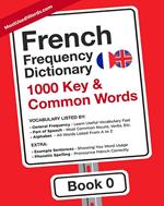 French Frequency Dictionary - 1000 Key & Common French Words in Context