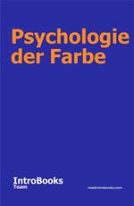 Psychologie der Farbe
