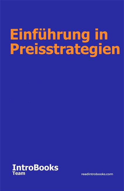 Einführung in Preisstrategien