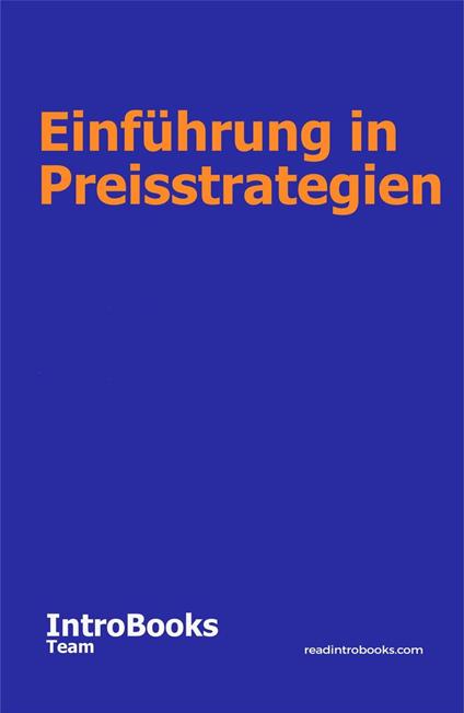 Einführung in Preisstrategien