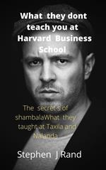 What They Dont Teach you Harvard