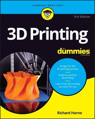 3D Printing For Dummies - Richard Horne - cover