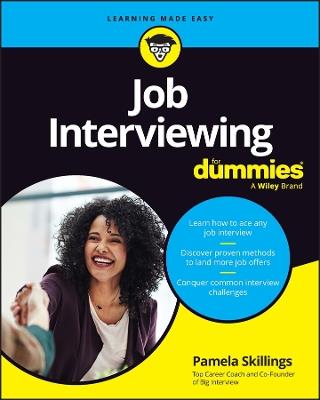 Job Interviewing For Dummies - Pamela Skillings - cover