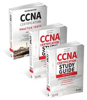 CCNA Certification Study Guide Volume 1, Volume 2, and Practice Tests Kit: Exam 200-301 v1.1 - Todd Lammle,Donald Robb,Jon Buhagiar - cover