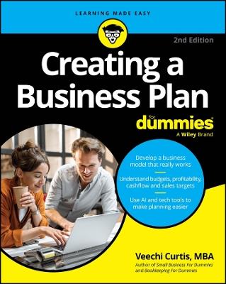 Creating a Business Plan For Dummies - Veechi Curtis - cover