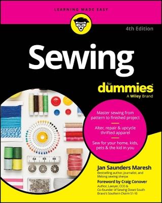 Sewing For Dummies - Jan Saunders Maresh - cover