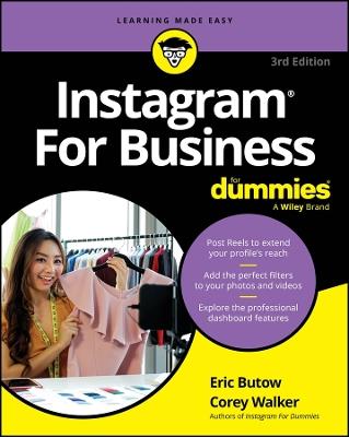 Instagram For Business For Dummies - Eric Butow,Corey Walker - cover