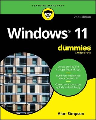Windows 11 For Dummies, 2nd Edition - Alan Simpson - cover