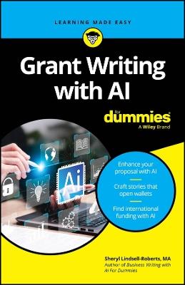 Grant Writing with AI For Dummies - Sheryl Lindsell-Roberts - cover