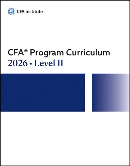 2026 CFA Program Curriculum Level II Box Set