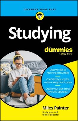 Studying For Dummies - Miles Painter - cover