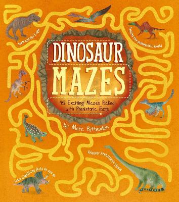 Dinosaur Mazes: 45 Exciting Mazes Packed with Prehistoric Facts - Matt Yeo - cover