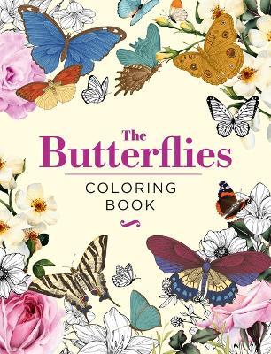 The Butterflies Coloring Book: Hardback Gift Edition - Peter Gray - cover