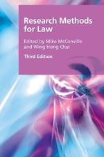 Research Methods for Law