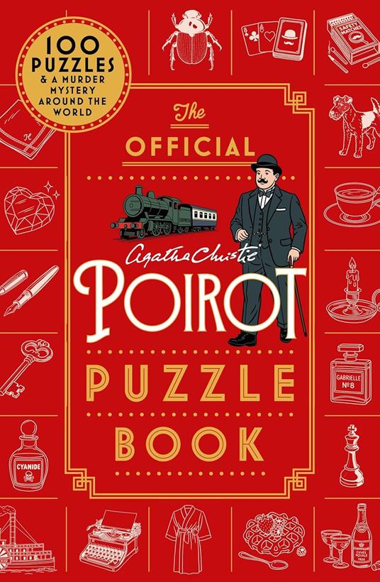 The Official Poirot Puzzle Book: Put your little grey cells to the ultimate test this Christmas - Agatha Christie Ltd - cover