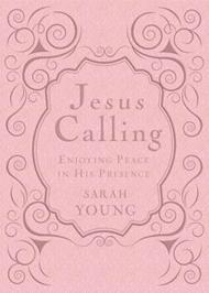 Jesus Calling, Pink Leathersoft, with Scripture References: Enjoying Peace in His Presence (A 365-Day Devotional)