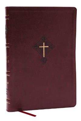 RSV2CE, Thinline Large Print Catholic Bible, Crimson Leathersoft, Comfort Print - Catholic Bible Press - cover