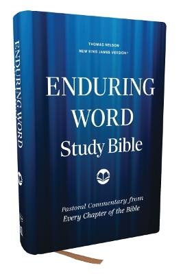 Enduring Word Study Bible: Pastoral Commentary from Every Chapter of the Bible (NKJV, Hardcover, Red Letter, Comfort Print) - cover