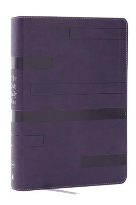 Color Code Study Bible, Revealing God's Truth Color by Color (NKJV, Purple Leathersoft, Red Letter, Thumb Indexed) - Thomas Nelson - cover