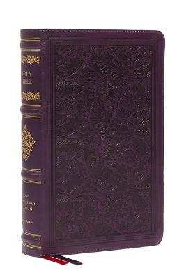 NKJV Large Print Reference Bible, Purple Leathersoft, Red Letter, Comfort Print (Sovereign Collection): Holy Bible, New King James Version - Thomas Nelson - cover