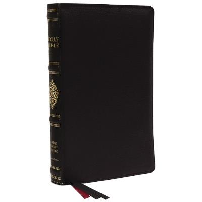 KJV, Personal Size Reference Bible, Sovereign Collection, Black Premium Goatskin Leather, Premier Collection, Comfort Print - Thomas Nelson - cover