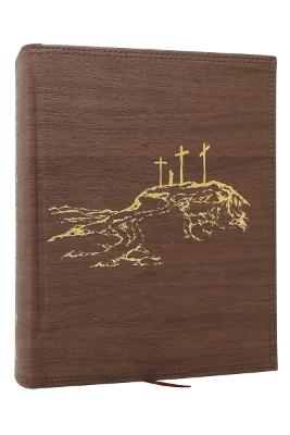 NKJV, Journal the Word Reference Bible: Let Scripture Explain Scripture. Reflect on What You Learn (Brown Leathersoft over Board, Red Letter, Comfort Print) - Thomas Nelson - cover