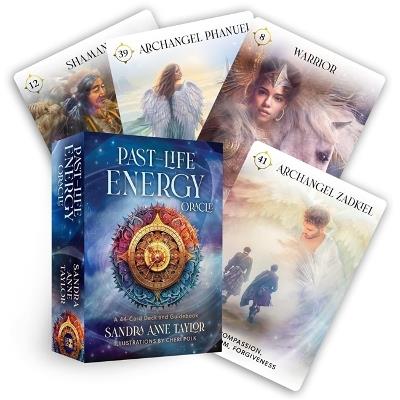 Past-Life Energy Oracle: A 44-Card Deck and Guidebook - Sandra Anne Taylor - cover