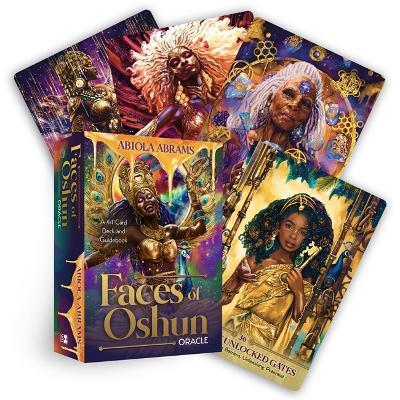Faces of Oshun Oracle: A 44-Card Deck and Guidebook - Abiola Abrams - cover