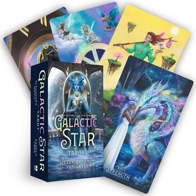 Galactic Star Tarot: A 78-Card Deck and Guidebook - Alexandra Hanly,Pamela Chen - cover