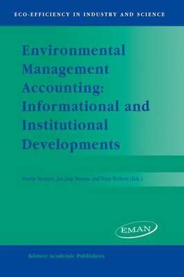 Environmental Management Accounting: Informational and Institutional Developments - cover