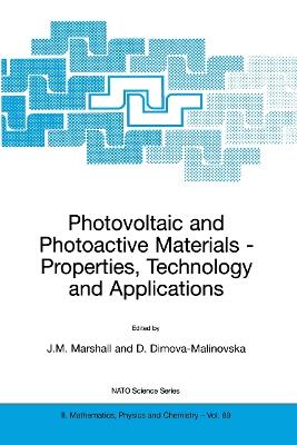Photovoltaic and Photoactive Materials: Properties, Technology and Applications - cover