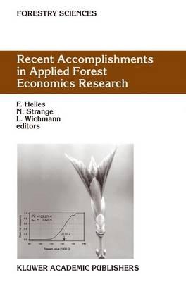 Recent Accomplishments in Applied Forest Economics Research - cover