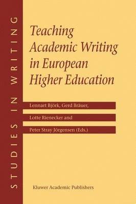 Teaching Academic Writing in European Higher Education - cover