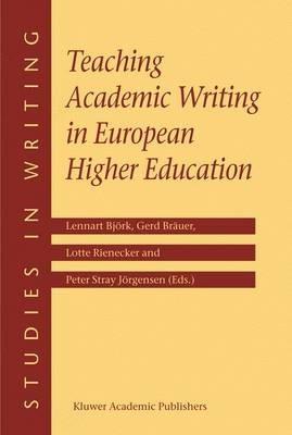 Teaching Academic Writing in European Higher Education - cover