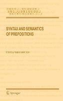 Syntax and Semantics of Prepositions - cover