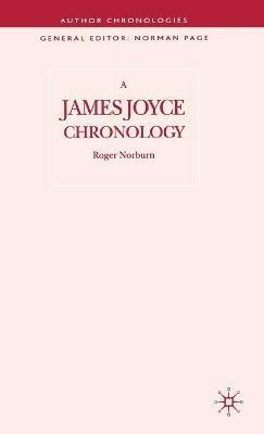 A James Joyce Chronology - R. Norburn - cover