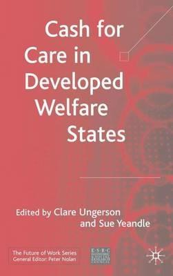 Cash for Care in Developed Welfare States - cover