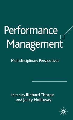 Performance Management: Multidisciplinary Perspectives - cover