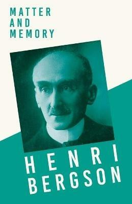 Matter And Memory - Henri Bergson - cover