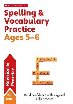 Spelling and Vocabulary Practice Ages 5-6 - Alison Milford - cover