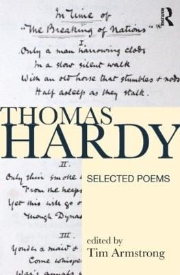 Thomas Hardy: Selected Poems - Tim Armstrong - cover