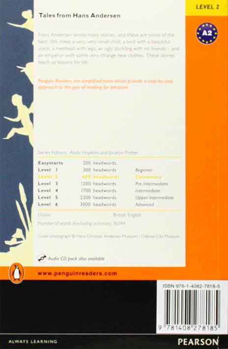Tales Hans Anderson. Plpr2. Con e-book. Con espansione online. Con DVD-ROM - 2