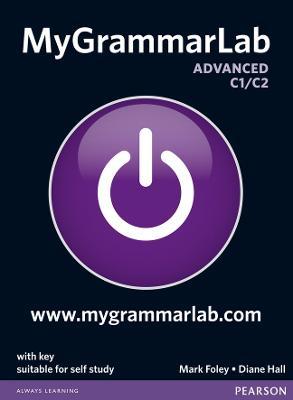 MyGrammarLab Advanced with Key and MyLab Pack - Mark Foley,Diane Hall - cover