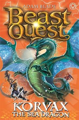 Beast Quest: Korvax the Sea Dragon: Series 19 Book 2 - Adam Blade - cover